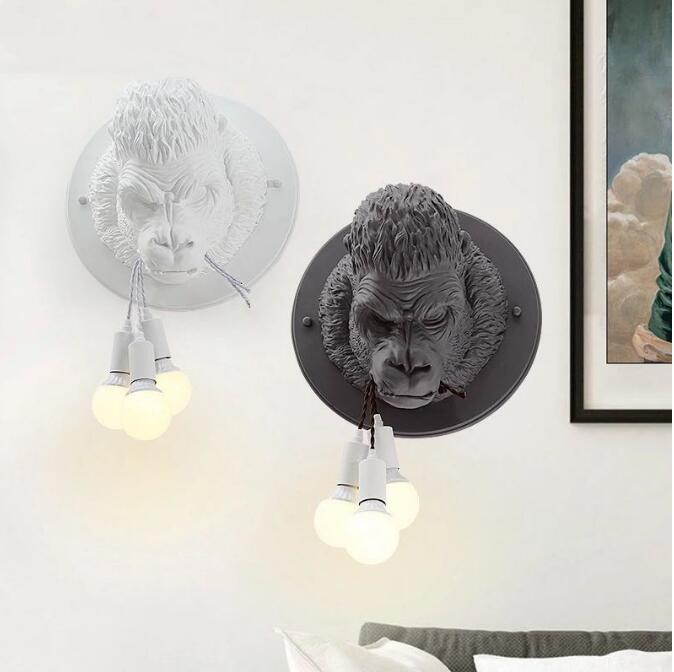 Nordic Gorilla Wall Lamp