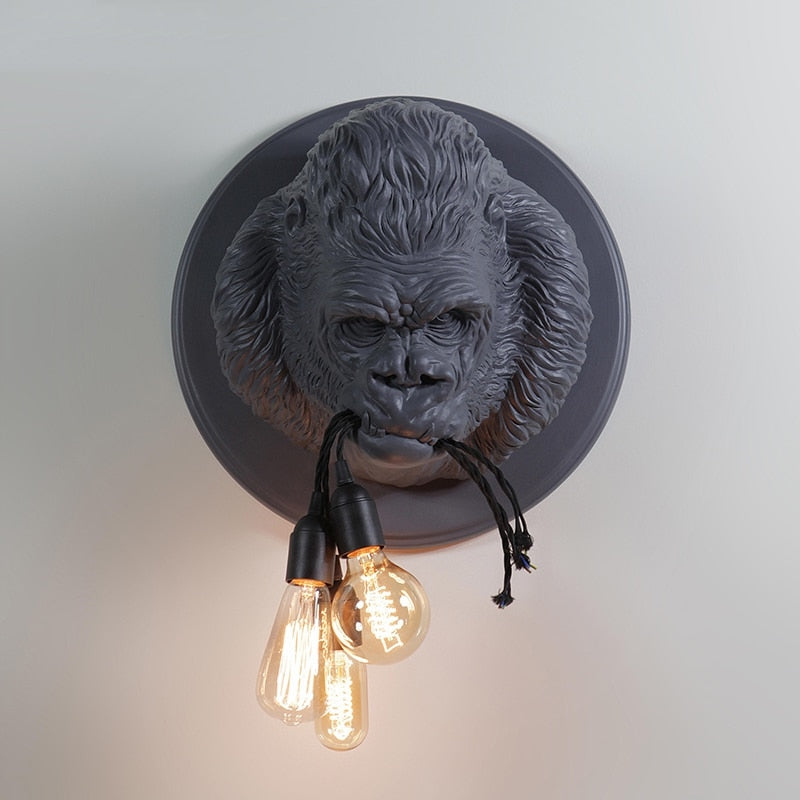 Nordic Gorilla Wall Lamp