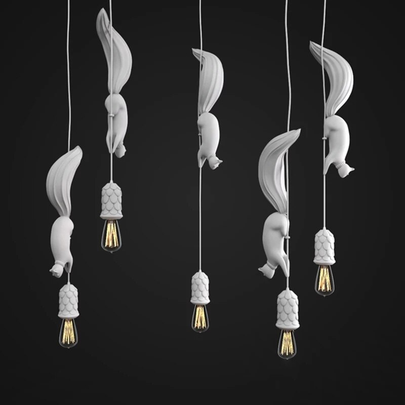 Nordic Squirrel Pendant Ceiling Light