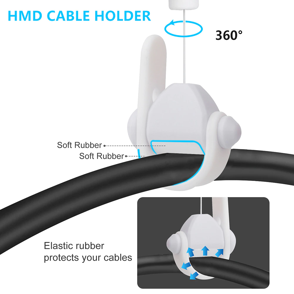 Silent 6 Piece VR Cable Management Pulley System V2