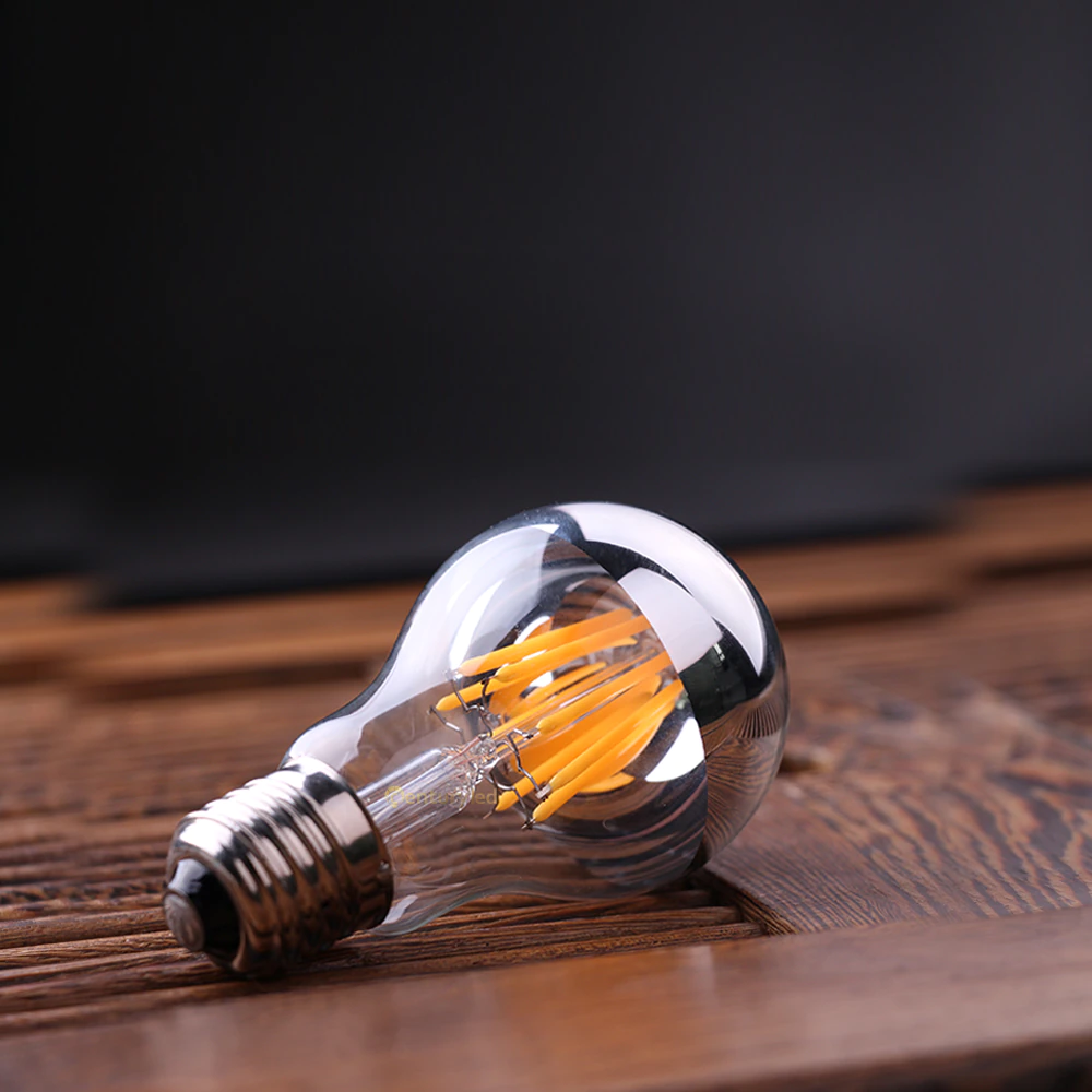 Half Crown Chrome Dip LED 4w Dimmable E27 Bulb
