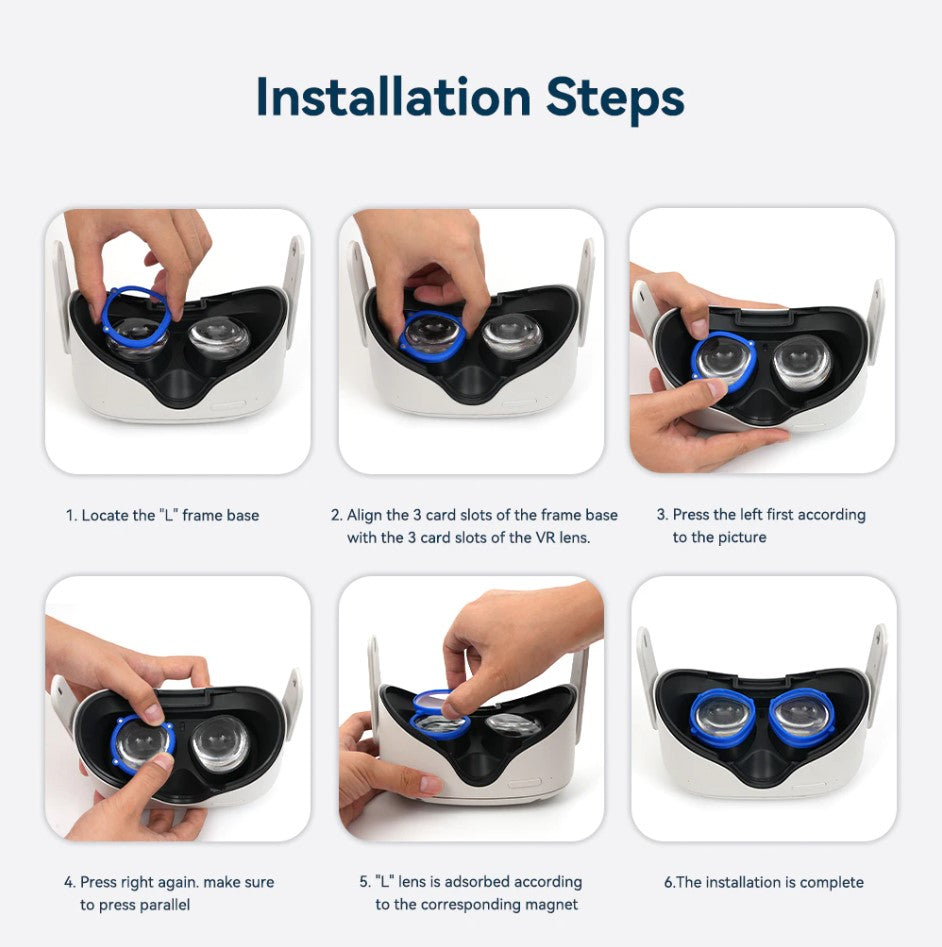 Quest VR Myopia Corrective Lens Adapter
