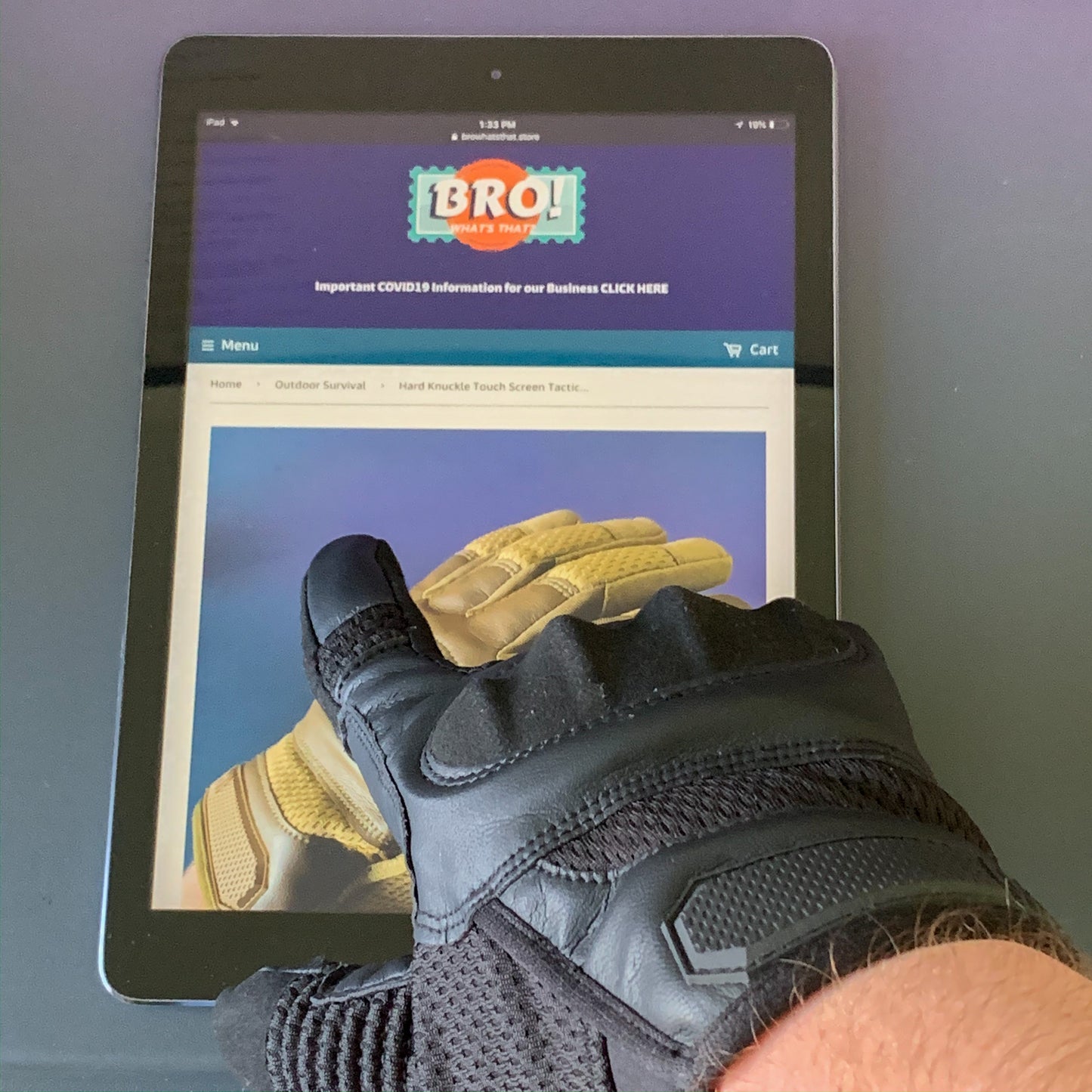 Hard Knuckle Touch Screen Tactical Gloves