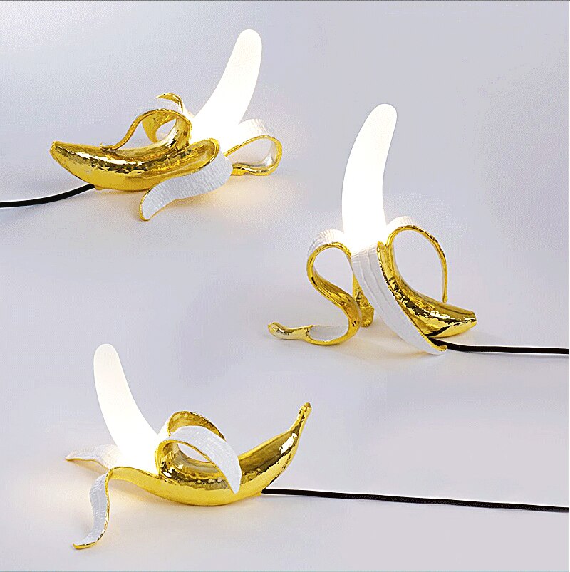 Banana Lamps Gold