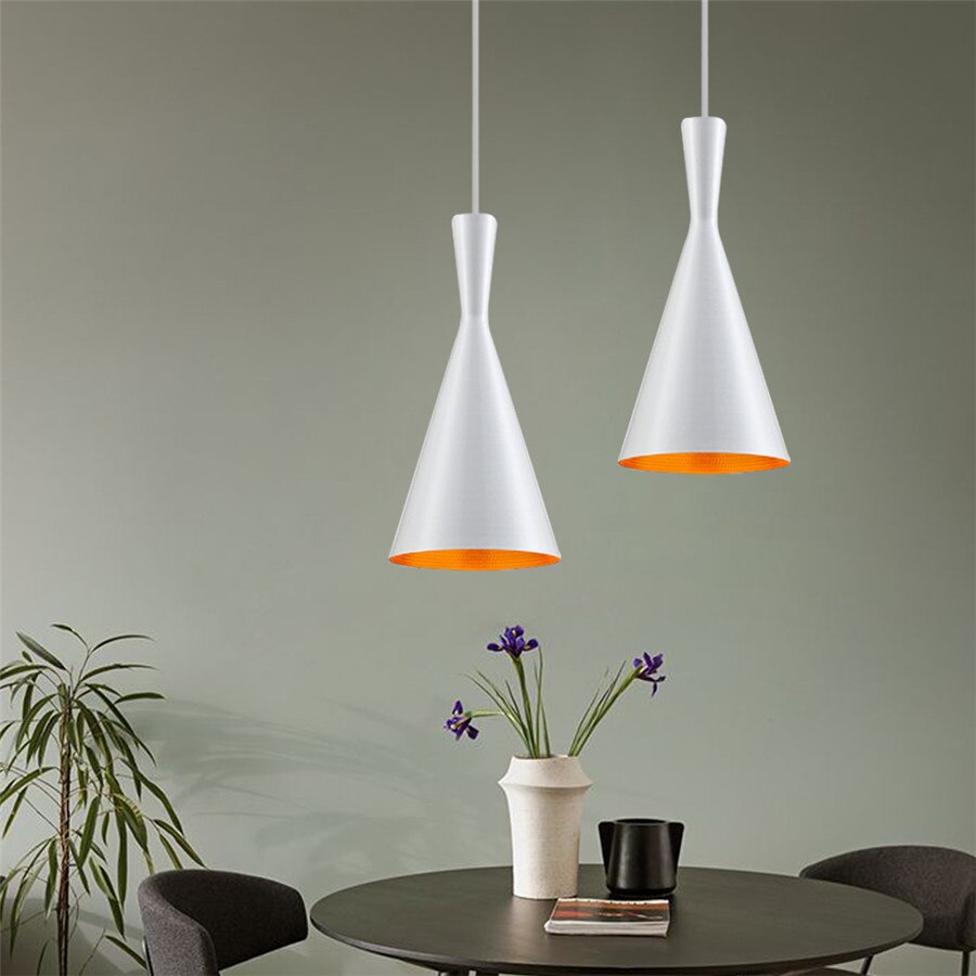 Nordic Vintage Pendant Ceiling Light White Style C
