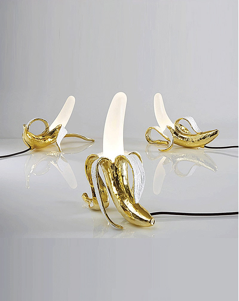 Banana Lamps Gold