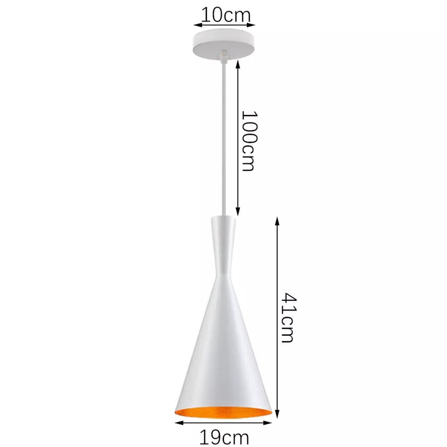 Nordic Vintage Pendant Ceiling Light White Style C