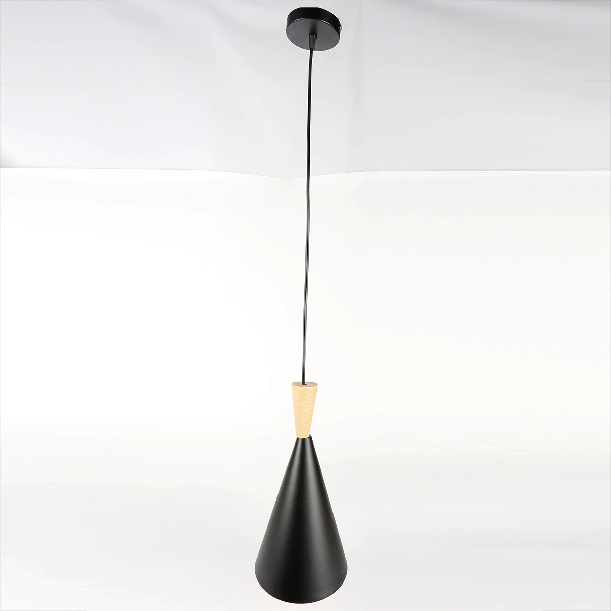 Nordic Vintage Pendant Ceiling Light Black Style C