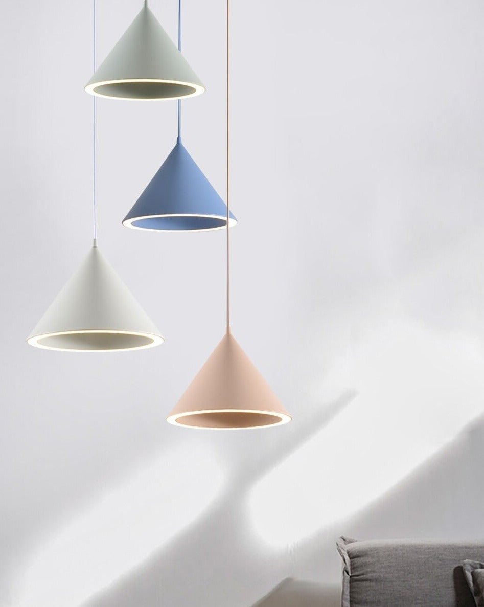Nordic LED Halo Pendant Ceiling Light