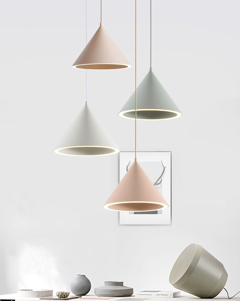 Nordic LED Halo Pendant Ceiling Light