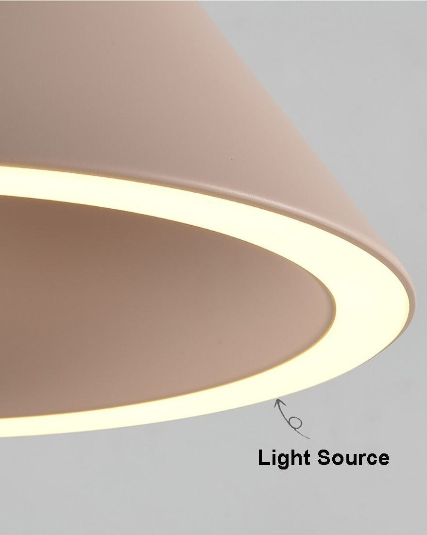 Nordic LED Halo Pendant Ceiling Light