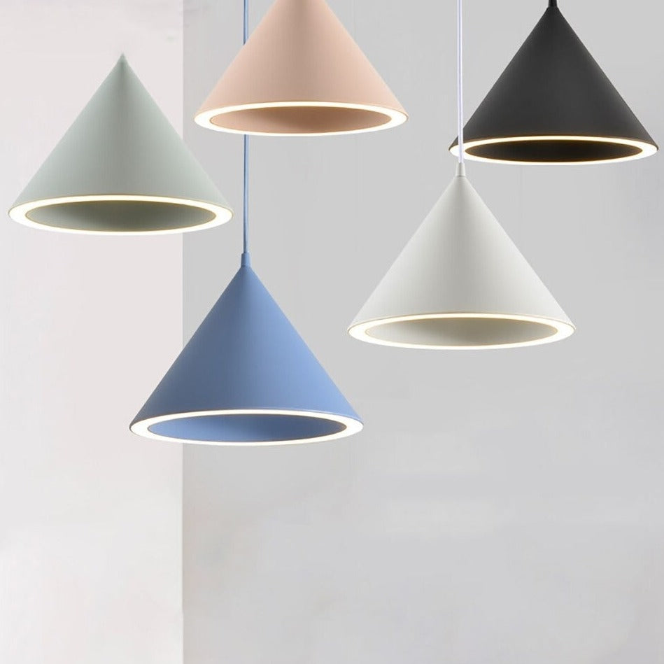 Nordic LED Halo Pendant Ceiling Light