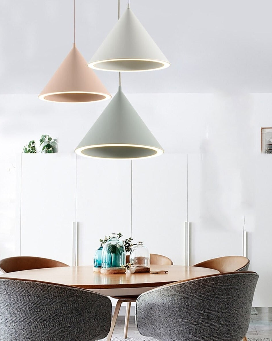 Nordic LED Halo Pendant Ceiling Light