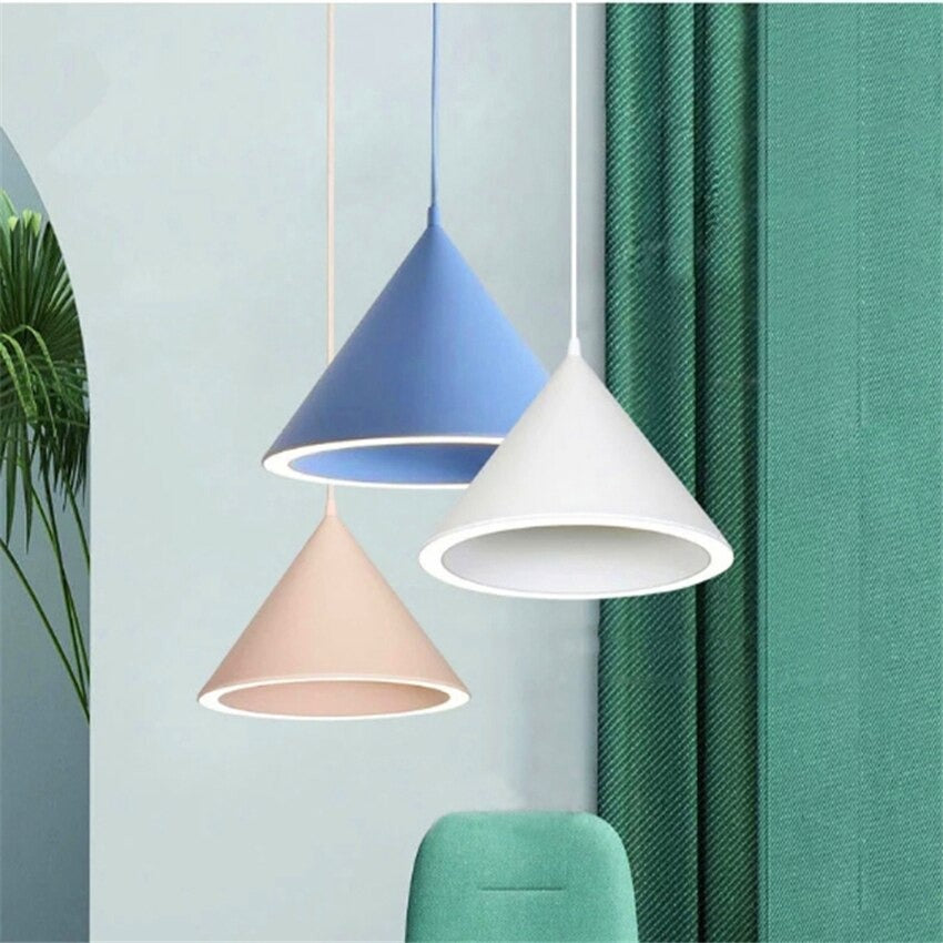 Nordic LED Halo Pendant Ceiling Light
