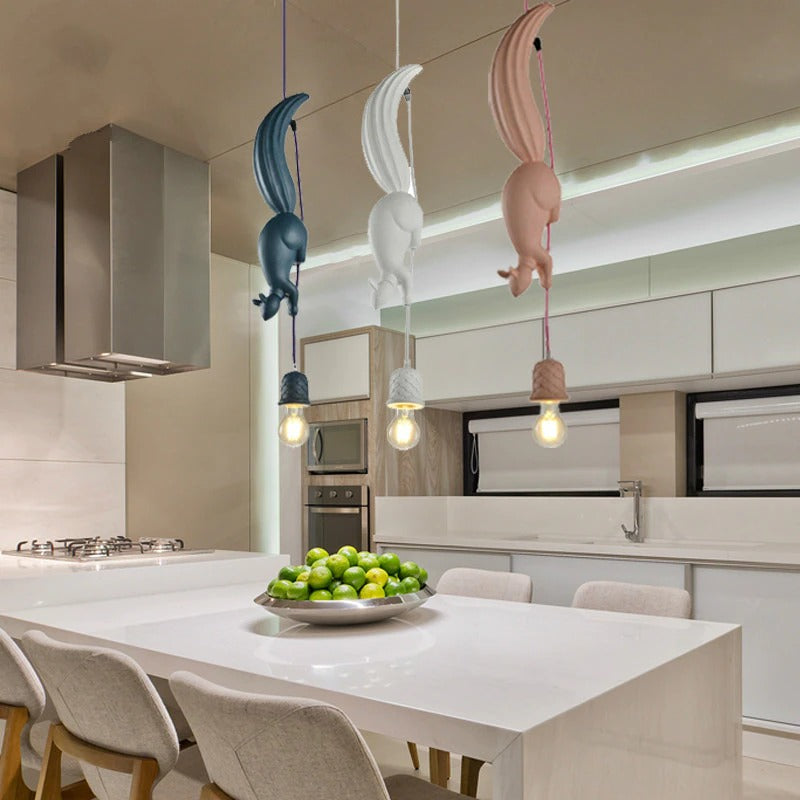 Nordic Squirrel Pendant Ceiling Light