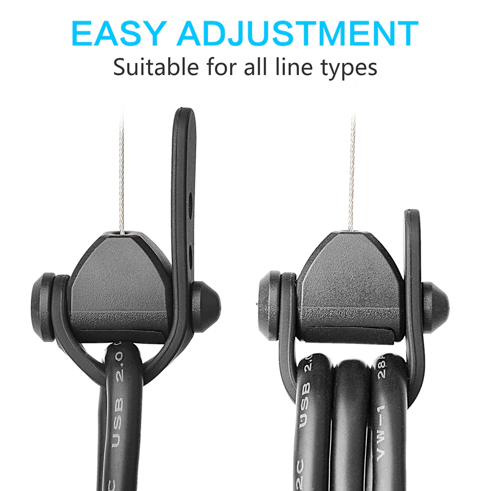 Silent 6 Piece VR Cable Management Pulley System V2