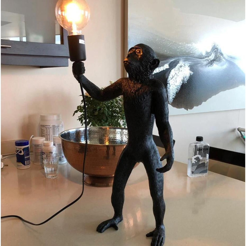 Standing deals monkey lamp