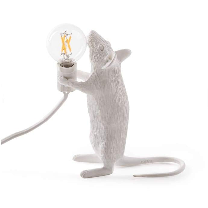 Individual White Mouse Lamps